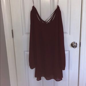 Maroon Dress